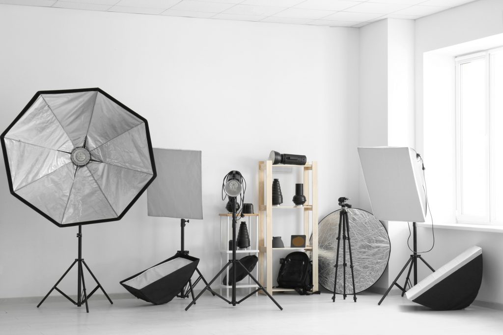 photography studio equipment setup