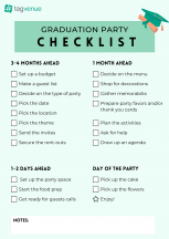 The Ultimate Graduation Party Checklist - Tagvenue Blog