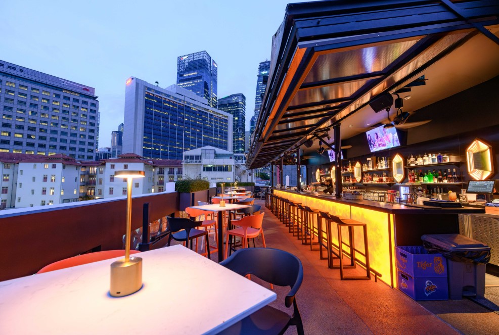 abriza rooftop birthday party venue in singapore