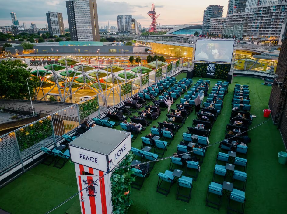 open air cinema roof east halloween party venues and ideas by tagvenue