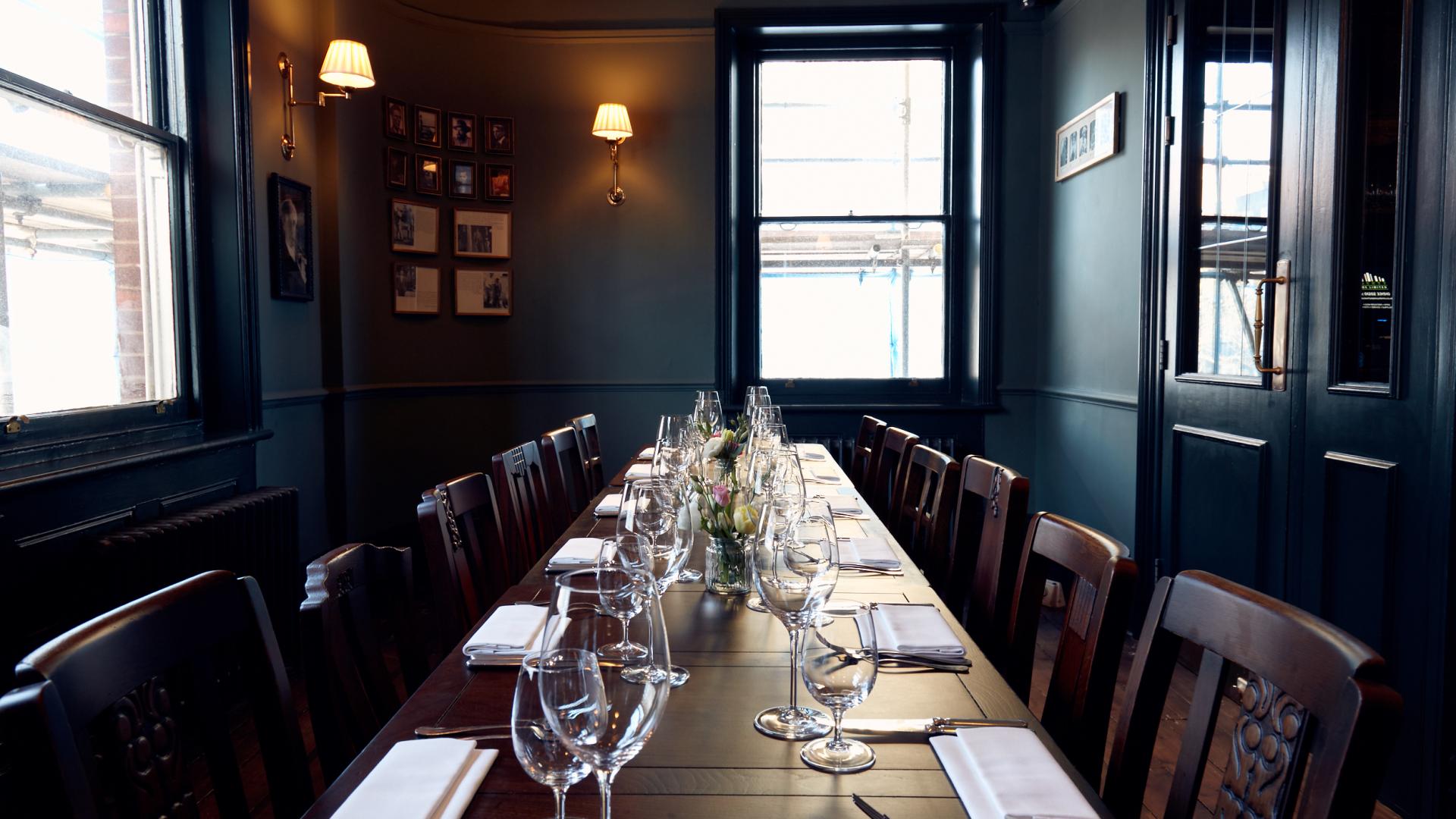 Private Dining Rooms for Hire in Islington Borough, London