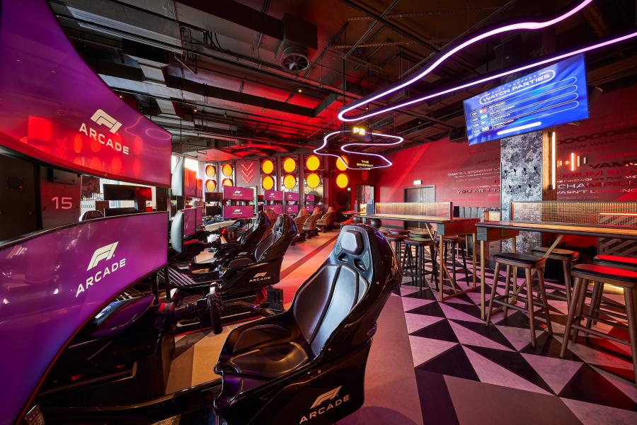 The Briefing Room - F1 Arcade, St Pauls, London - Event Venue Hire ...